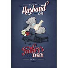 Husband On Father Day Me to You Bear Card Image Preview